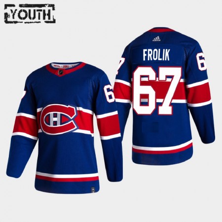 Dětské Hokejový Dres Montreal Canadiens Dresy Michael Frolik 67 2020-21 Reverse Retro Authentic